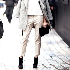 JCrew Campbell wool crop pant